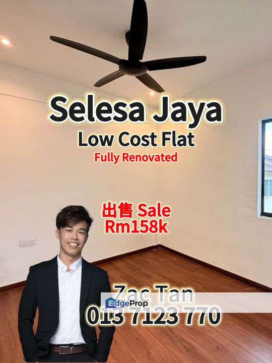 Selesa Jaya Low Cost Flat for sale‼️, Johor, Skudai