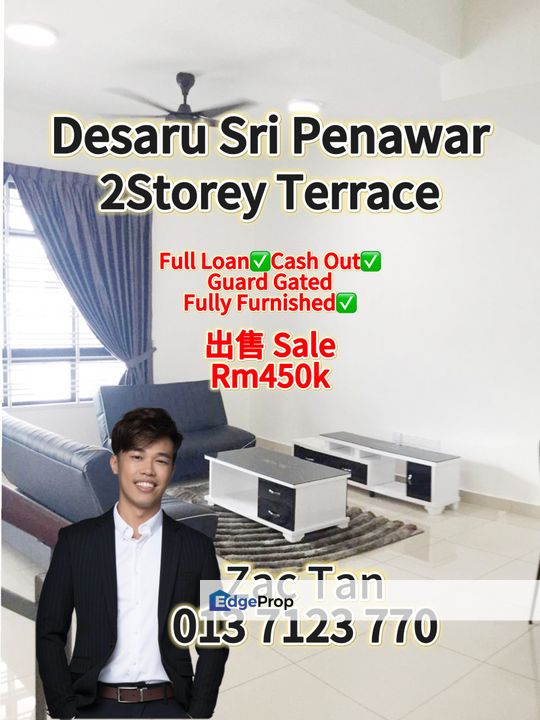 Desaru Sri Penawar 2Storey Terrace Kota tinggi for Sale‼️, Johor, Kota Tinggi