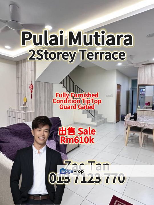 Pulai Mutiara 2Storey Terrace for Sale‼️, Johor, Kangkar Pulai