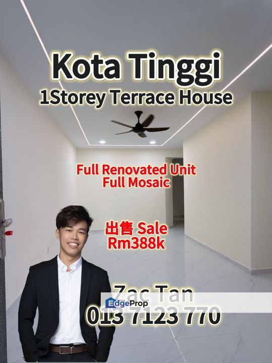 Kota Jaya BIG 1Storey Terrace for sale‼️, Johor, Kota Tinggi