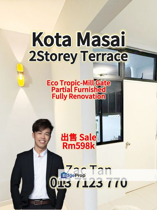 Eco Tropic Masai 2Storey Terrace for Sale‼️, Johor, Masai