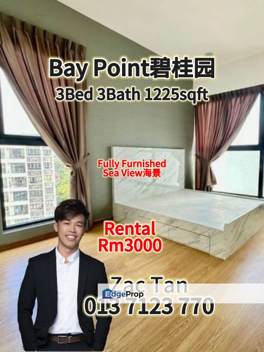 Bay Point碧桂园Condo for Rent‼️, Johor, Johor Bahru