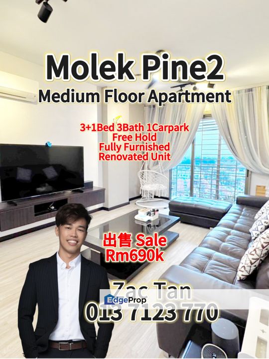 Molek Pine 2 Apartment for Sale‼️, Johor, Johor Bahru