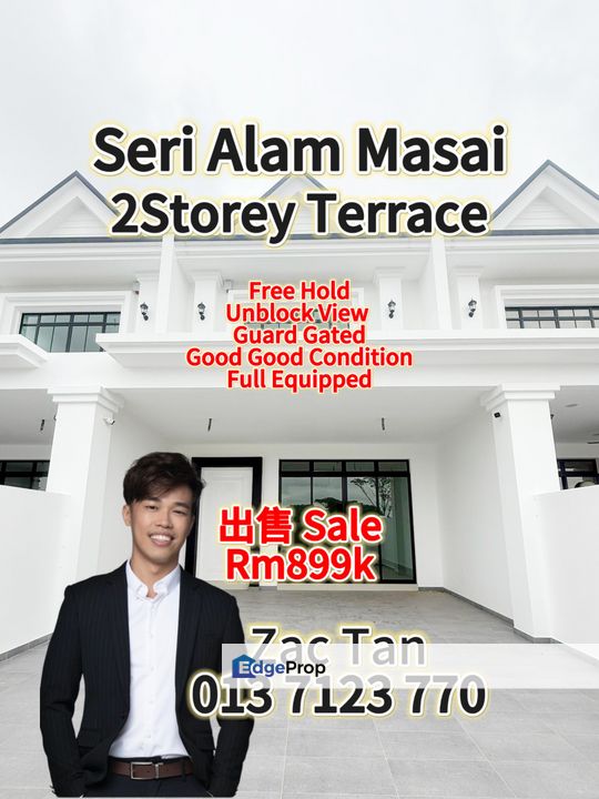 Bandar Seri Alam 2Storey Terrace for Sale‼️, Johor, Masai