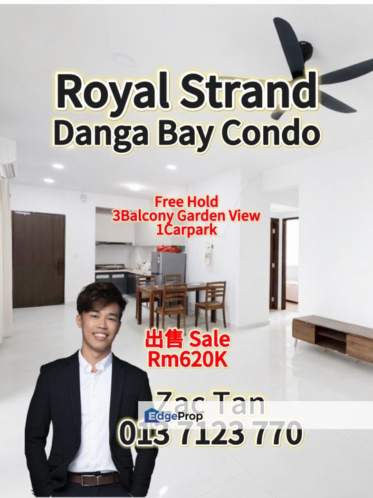 Royal Strand Danga Bay Condo 3balcony for Sale‼️, Johor, Johor Bahru