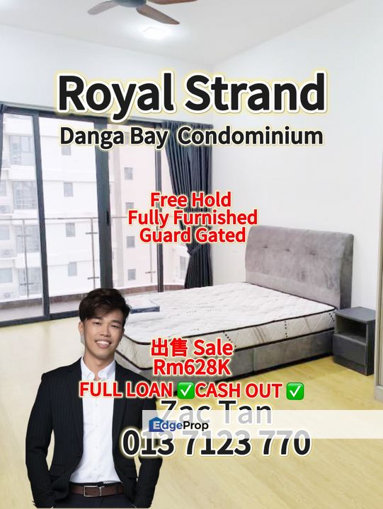 Royal Strand Danga Bay Condo for Sale‼️Full Loan‼️, Johor, Johor Bahru