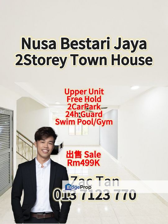 Nusa Bestari Jaya 2Storey Town House for Sale‼️, Johor, Skudai