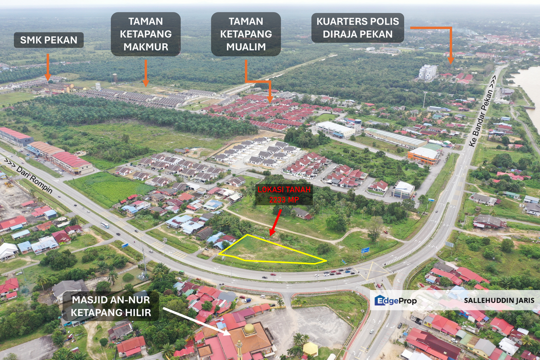 [FREEHOLD] TANAH LOT BANGLO KETAPANG HILIR, PEKAN, Pahang, Pekan