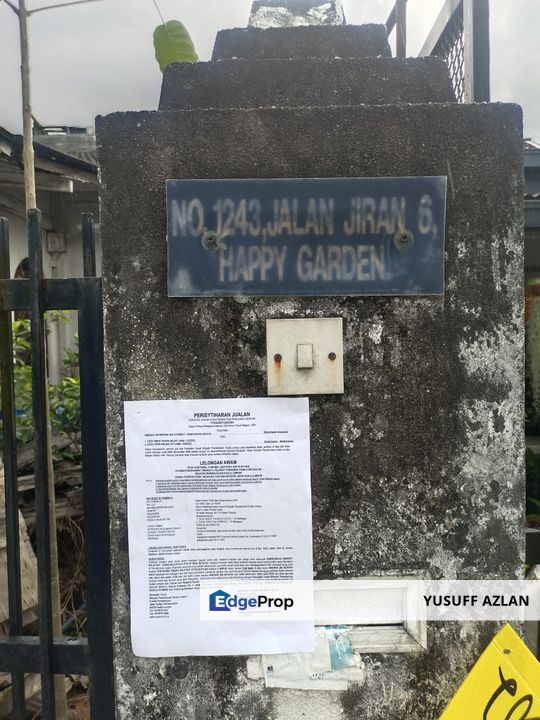 Lelongan Rumah Happy Garden Taman Gembira, Kuala Lumpur, Kuchai Lama