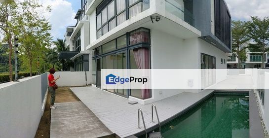 Lake Fields Grove 3 Storey Semi-D with rooftop garden and lakeview for SALE RM3mil, , 