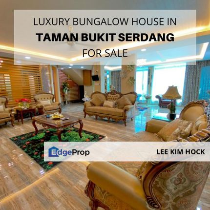 Luxury Individual Bangalow In Taman Bukit Serdang, Seri kembangan, Price Dropped !!, Selangor, Seri Kembangan