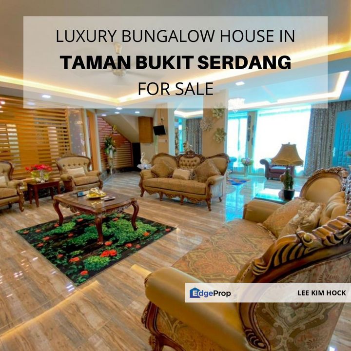 Luxury Individual Bangalow In Taman Bukit Serdang, Seri kembangan, Price Dropped !!, Selangor, Seri Kembangan