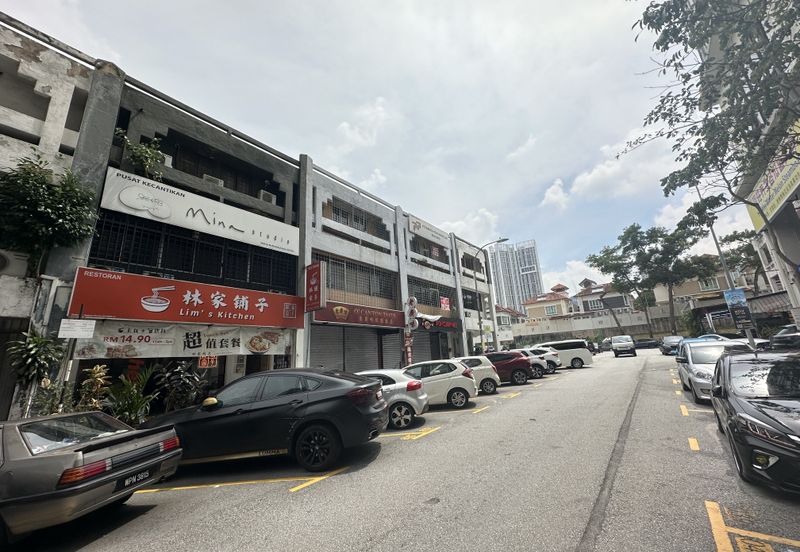 Kepong bandar menjalara ground floor shop near parking space 