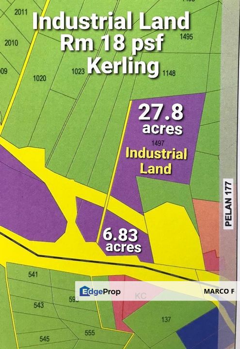 [ 34.6 Acres ] Kerling, Kuala Kubu Bharu, Tanjung Malim, Selangor, Kerling
