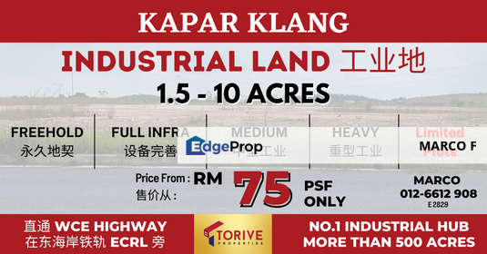 [ 1.5-10 Acres | Next Industrial Hot Spot ] Kapar Industrial Hub, JLN Kapar, Meru, Klang, Selangor, Kapar 