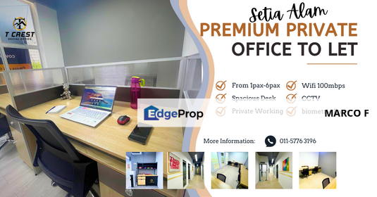 Seria 88, Fully Furnished Private Office Suite, Selangor, Setia Alam/Alam Nusantara