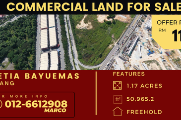 [ 1.17 Acres ] Bayuemas Klang Commercial Land For Sale