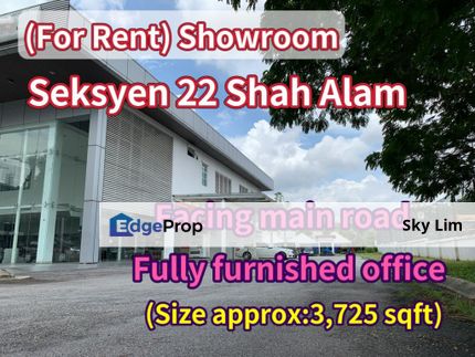 Seksyen 22 Shah Alam showroom For Rent, Selangor, Shah Alam