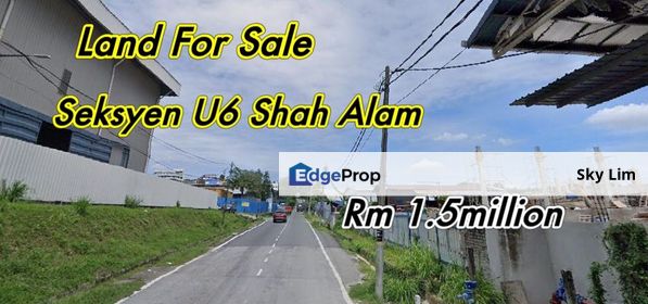 Land Seksyen U6 Shah Alam For Sale, Selangor, Shah Alam