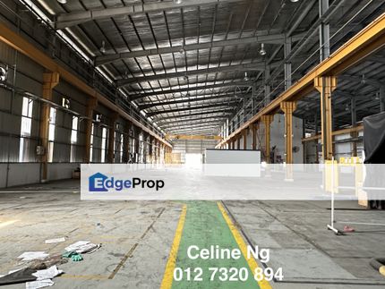 Kempas, Detached Factory with Overhead Crane for Rent, Johor, Johor Bahru