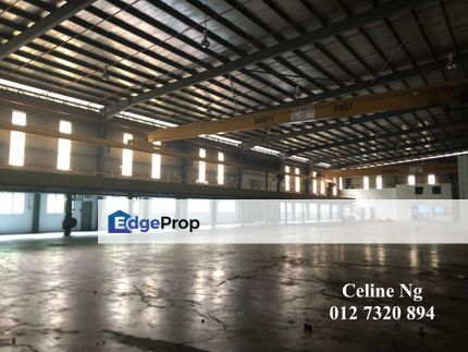 Senai, Kulai, Detached Factory for Rent, High Tension Power, Johor, Senai