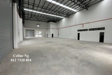 Eco Business Park 2, Senai, Semi Detached Factory for Rent,Corner Unit