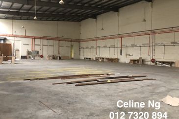 Kempas, Semi Detached Factory for Rent