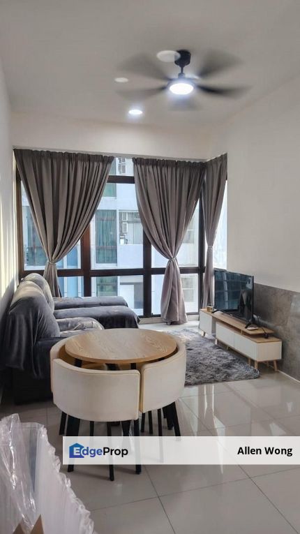 Modern 1-Bedroom Corner Unit at Wave Marina Cove – High Floor, Fully Furnished & Prime JB City Location, Johor, Johor Bahru