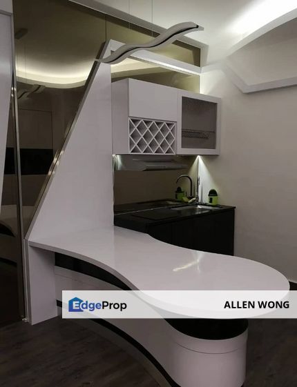 Modern High-Floor Unit at Kempas D'Secret Garden – Fully Renovated & Furnished, Johor, Johor Bahru