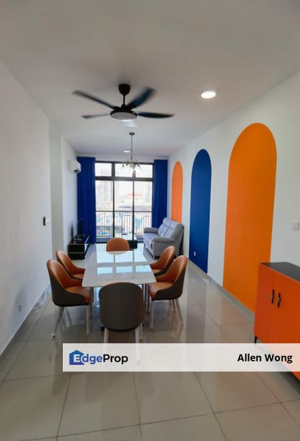 Fully Furnished High-Floor Unit at Twin Tower Residence – Stunning City Views, Johor, Johor Bahru