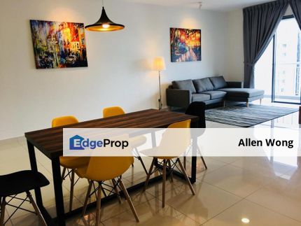 High-Floor Pool & Sea View Unit at Teega Suites – Spacious & Fully Furnished, Johor, 