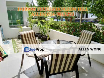 🏢 Corner Lot with Garden Balcony at Fairway Suites, Horizon Hills! 3 Bed, 2 Bath, Partly Furnished, 1206 sq.ft – Walking Distance to Shops , Johor, Horizon Hills