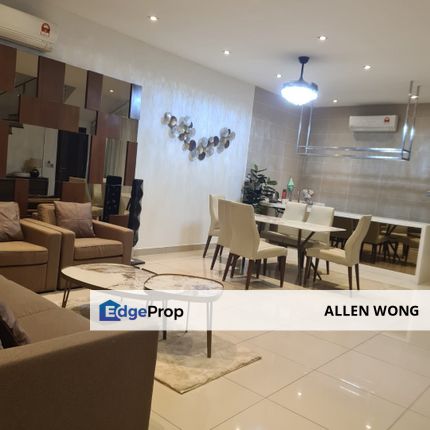 Estuari Garden Luxury: Expansive 2,708 sqft, Fully Furnished Home with Solar System, Johor, Nusajaya