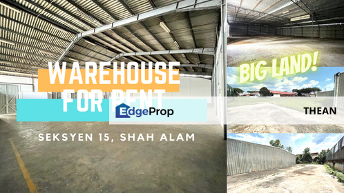 FACTORY WITH BIG LAND SEKSYEN 15 SHAH ALAM, Selangor, Shah Alam