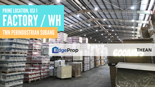 USJ Clean Neat Warehouse Factory With Office In Subang Jaya, Selangor, Subang