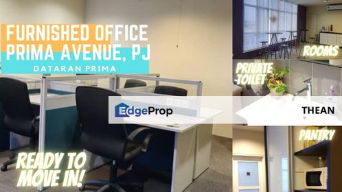 Petaling Jaya Furnished Clean Office Near LRT And Amenities, Selangor, Petaling Jaya