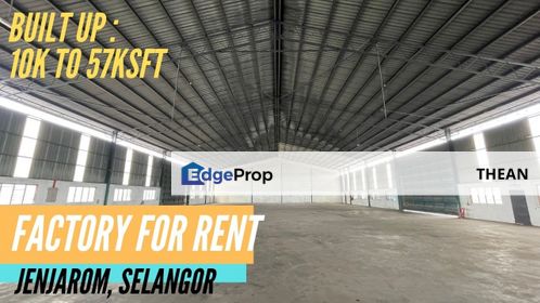 NEW FACTORY FOR RENT IN JENJAROM , Selangor, Jenjarom