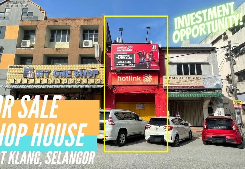 Port Klang Investment Opportunity 1.5Sty Shop House Near Future Sunway Pier