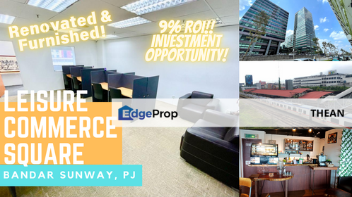 Act Fast! 9% ROI Investment Opportunity Furnished Prime Bandar Sunway, Subang, PJ Location, Selangor, Subang Jaya