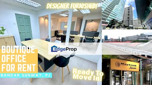 Boutique Designer Furnished Office in PJ, Selangor, Subang Jaya