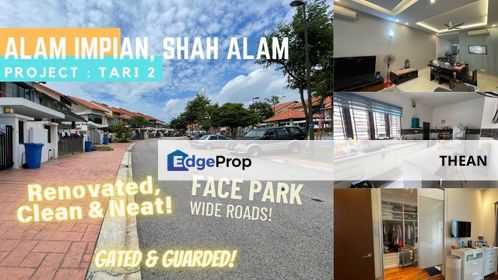 Renovated Superlink 2 Storey Terrace Nice Clean Neat Face Park And Quiet, Selangor, Shah Alam