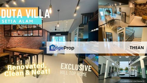 Exclusive Gated Guarded Hill Top Villa With Lift, Selangor, Setia Alam/Alam Nusantara