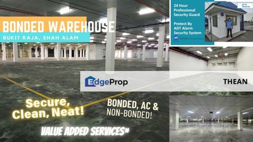 Public Bonded, Non-Bonded And Air-Conditioned Warehouse, Selangor, Klang