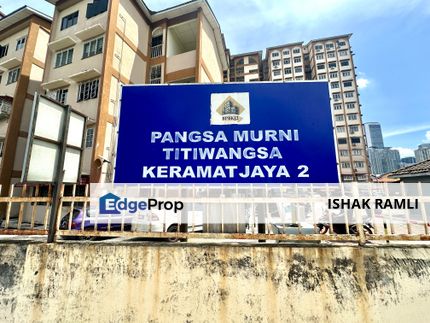 Pangsa Murni Titiwangsa Keramat Jaya 2, Off Jalan Gurney, Kuala Lumpur For Sale Lower Level, Kuala Lumpur, Keramat