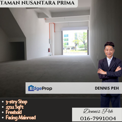 Tmn Nusantara Prima 3-stry Shop For Sale , Johor, 