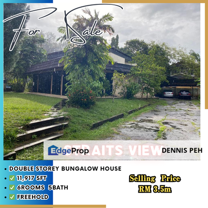 Straits View 2-stry Bungalow House For Sale , Johor, Johor Bahru