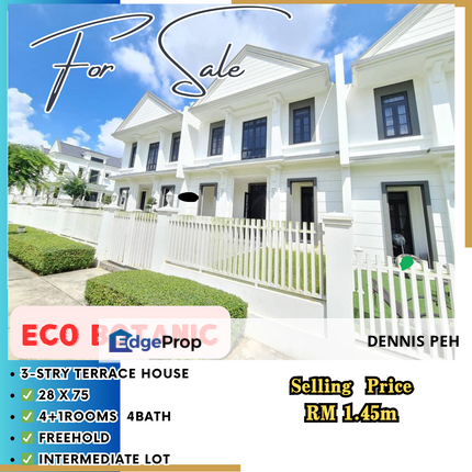 Eco botanic 3-stry Terrace House For Sale, Johor, Nusajaya