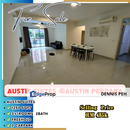 Austin Suites @Austin Perdana 3+1rooms House For Sale (2 Carpark), Johor, Johor Bahru