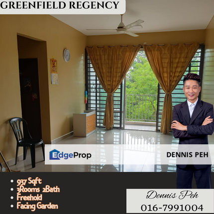 Greenfield Regency@Skudai 3rooms Reno House  For Sale (Facing Garden), Johor, Tampoi