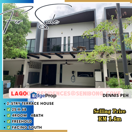 Lagoon Residences @Senibong Cove 2-stry House For Sale (Facing South), Johor, Masai